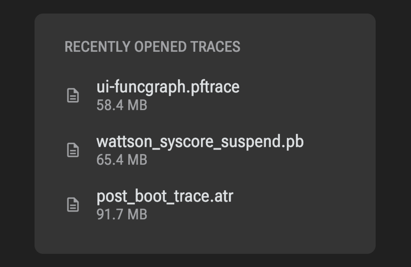 recently-opened-traces-card