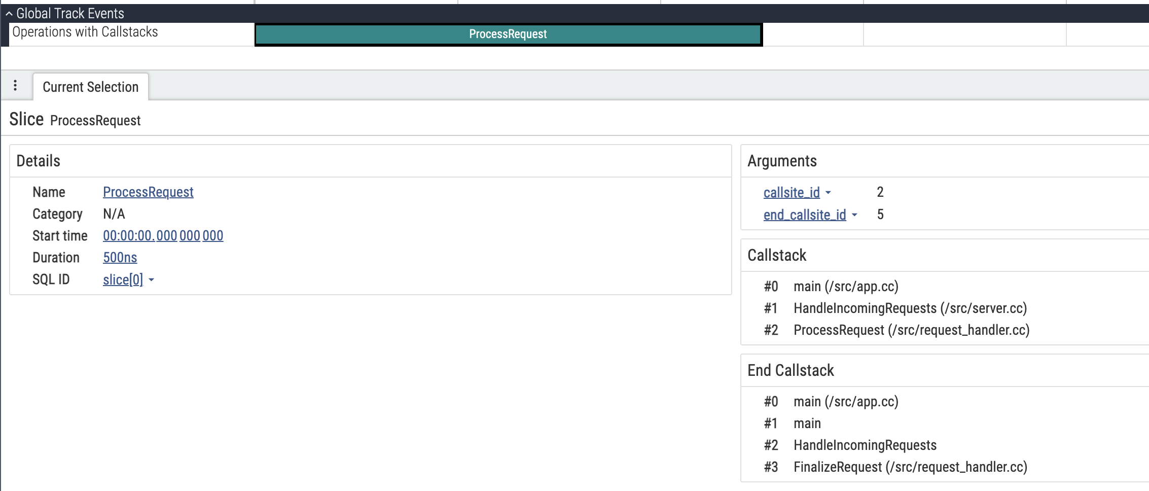 Inline Callstacks
